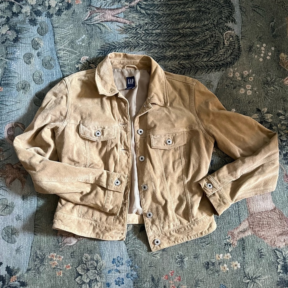 Vintage GAP genuine suede jacket